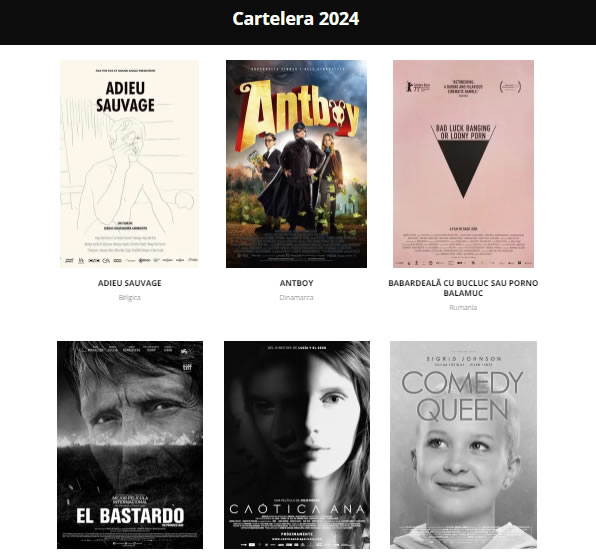 Cartelera Eurocine 2024