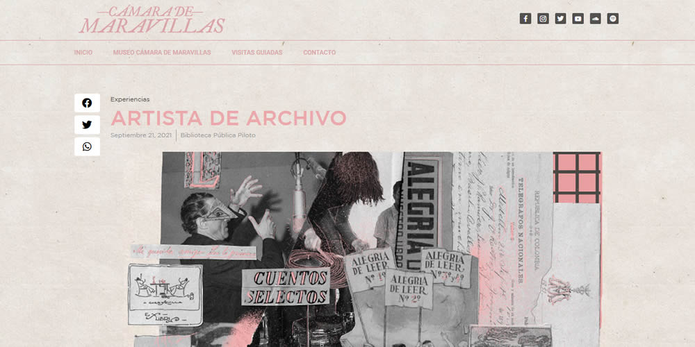 El Museo Cámara de Maravillas de la Biblioteca Pública Piloto es presentado en la muestra de ExpoMuseos 2025