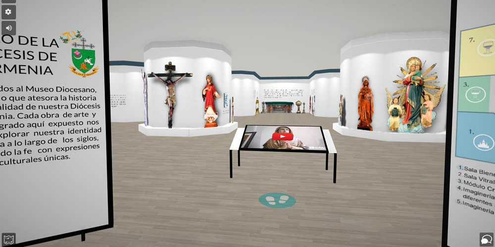 El Museo Virtual del Patrimonio Mueble Religioso de la Diócesis de Armenia se presenta en ExpoMuseos 2025